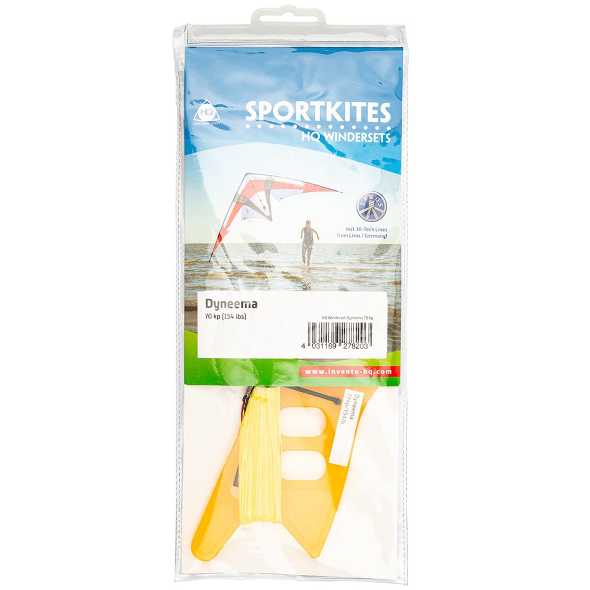 HQ Winderset Drachenleine Drachenschnur 70 Kp / 2 x 30 m für Lenkdrachen