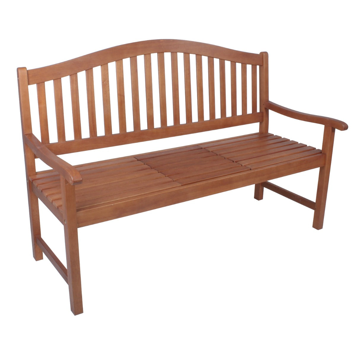 Garden Pleasure Gartenbank Phuket - 3-Sitzer Bank mit Tisch, FSC 100% Eukalyptusholz, geölt, Gartenbank Holz, Holzbank mit Lehne und Tisch