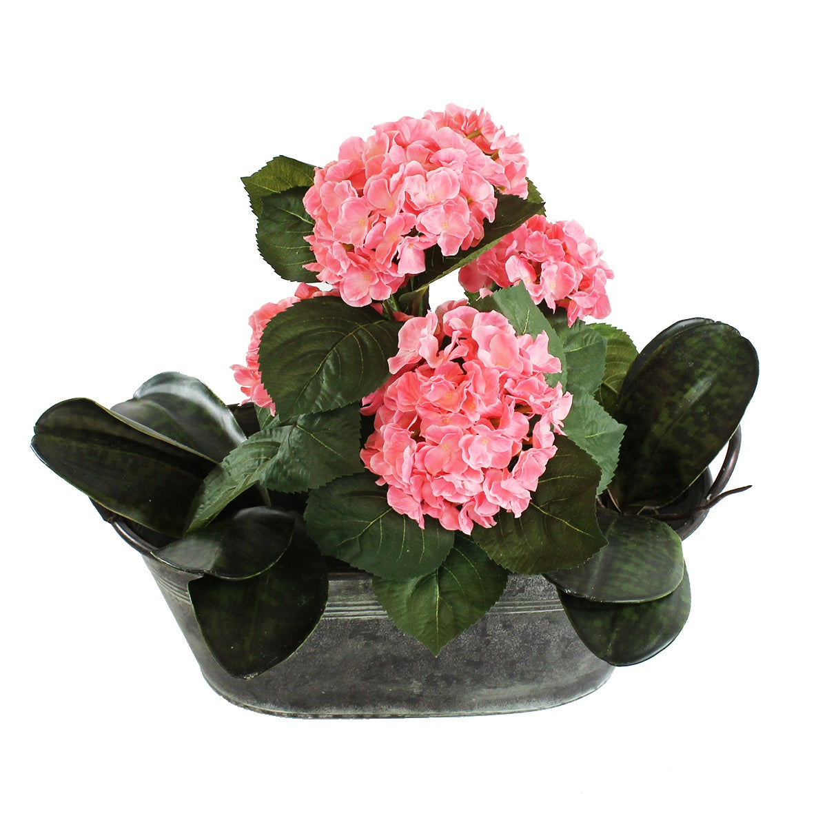 Pflanztopf Pflanzgefäß Zinktopf Old Green 43cm Oval Blumentopf Metall Übertopf