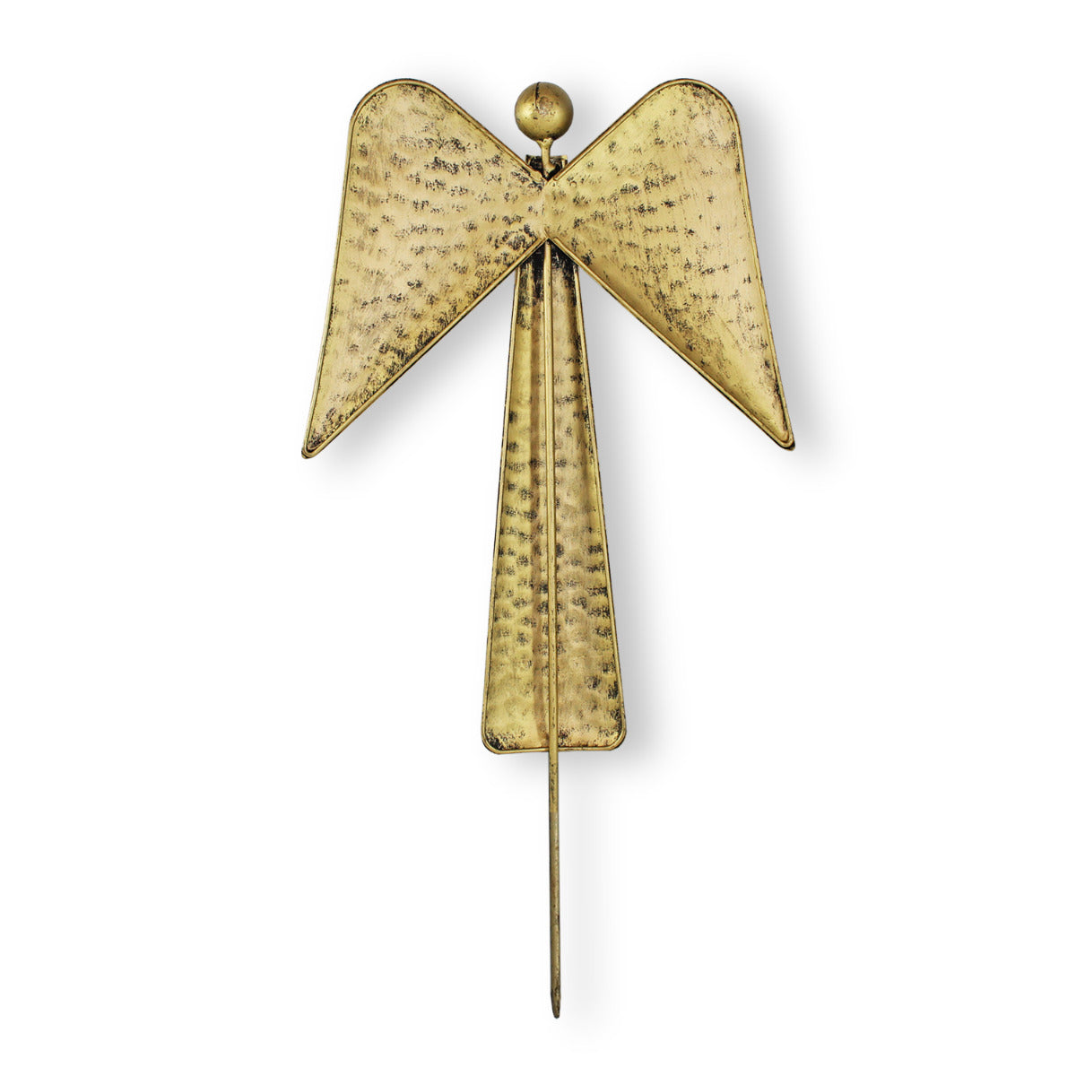 Engel Weihnachtsdeko 3er Set Grabengel Engel fürs Grab Weihnachtsdeko Engel Gartenstecker Metall