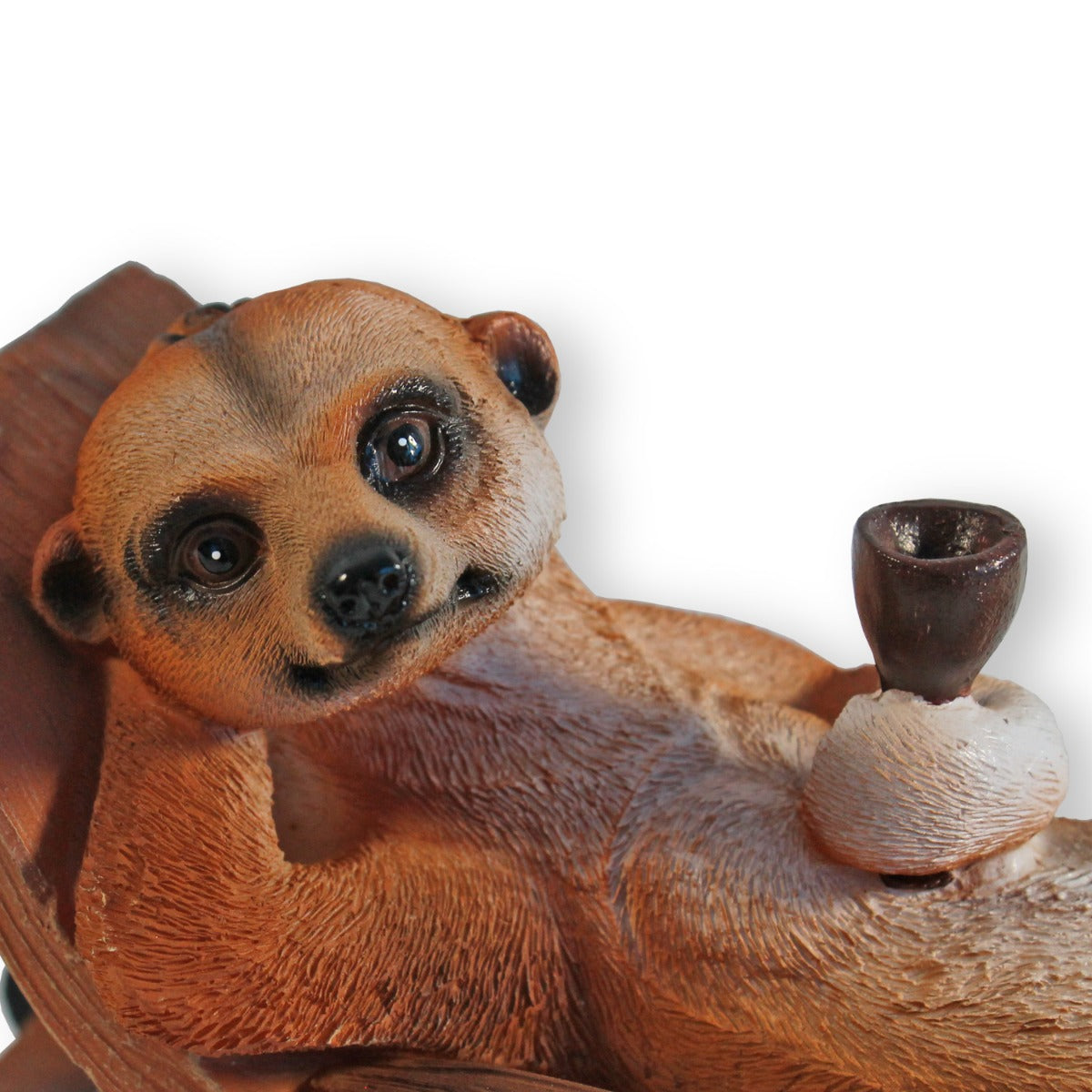 Erdmännchen Figur Erdmännchen Paar auf Liege Erdmännchen Deko