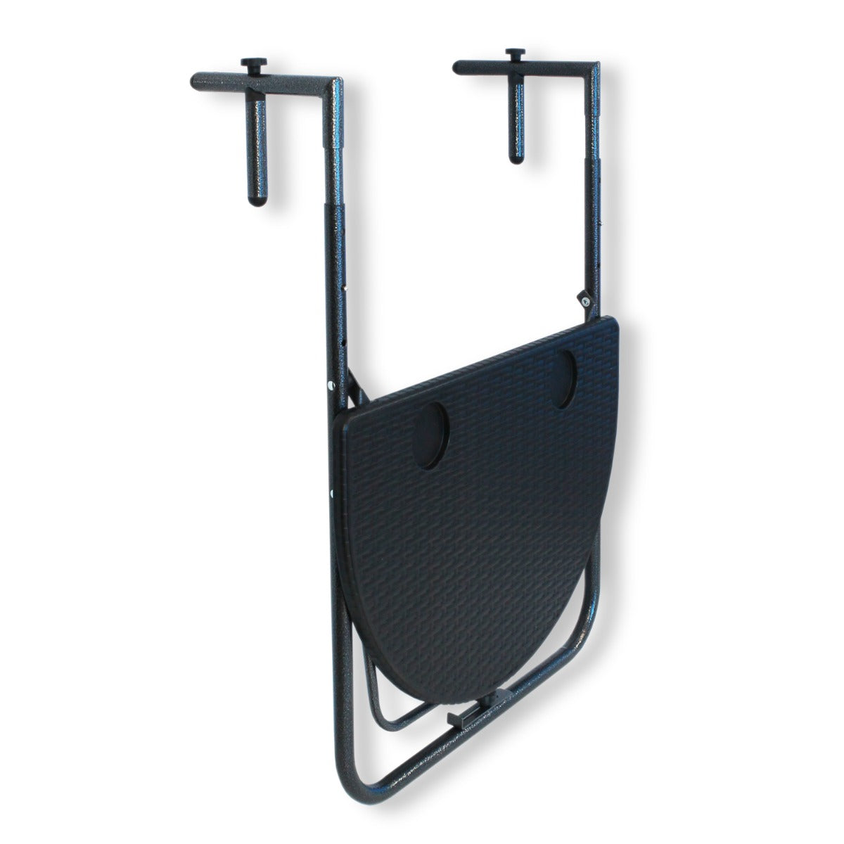 Balkonhängetisch klappbar Balkontisch hängend Balkontisch Kunststoff Rattan Optik