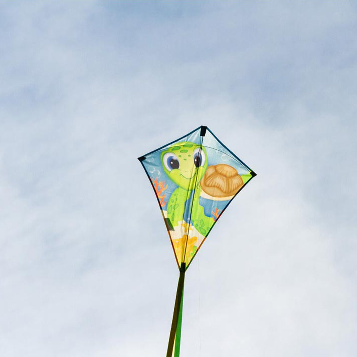 Kinderdrachen Einleiner Drachen HQ Eddy Sea Turtle 70 cm Flugdrachen