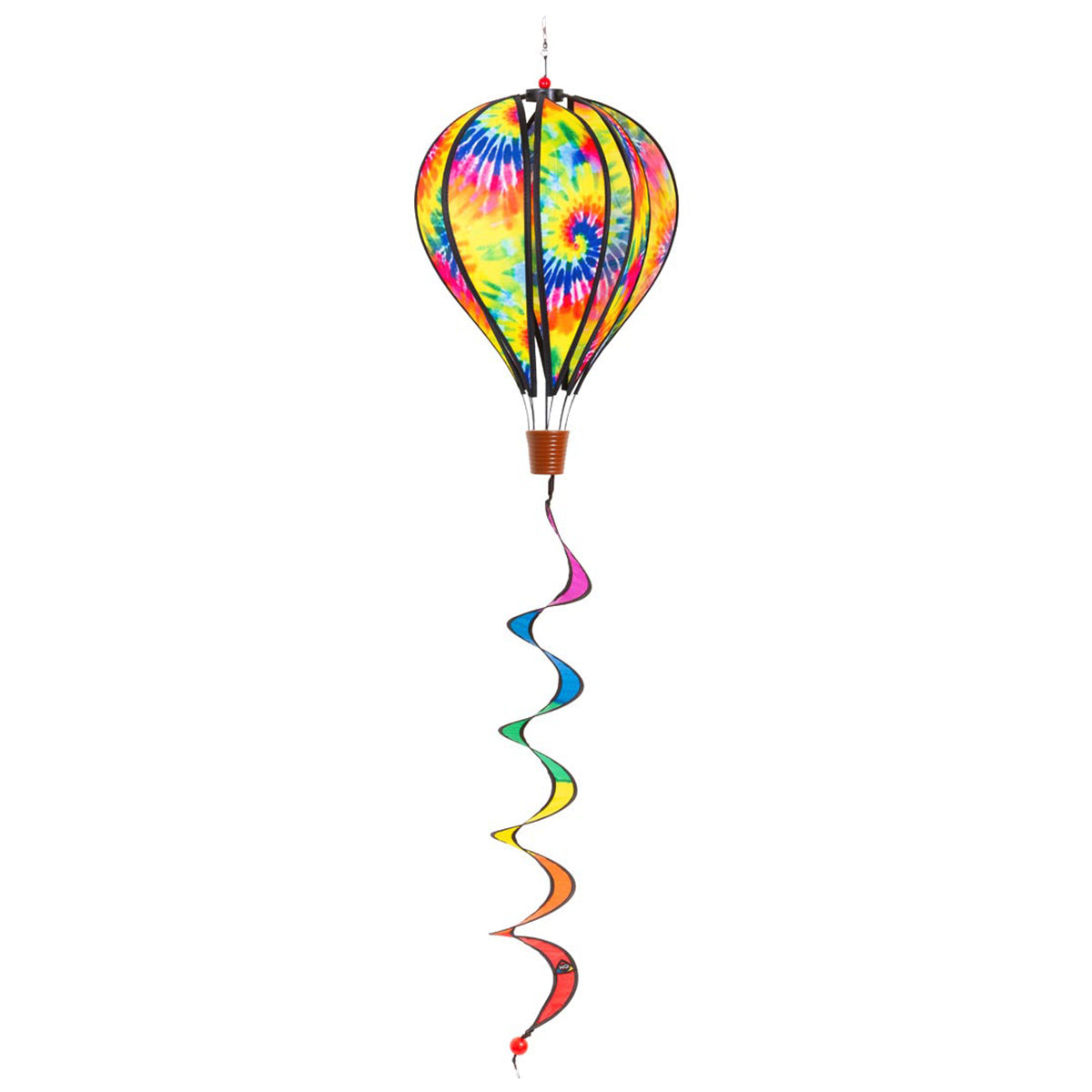Windspiel Heißluftballon HQ Hot Air Balloon Twist Tie Dye Windsack Garten Dekoration