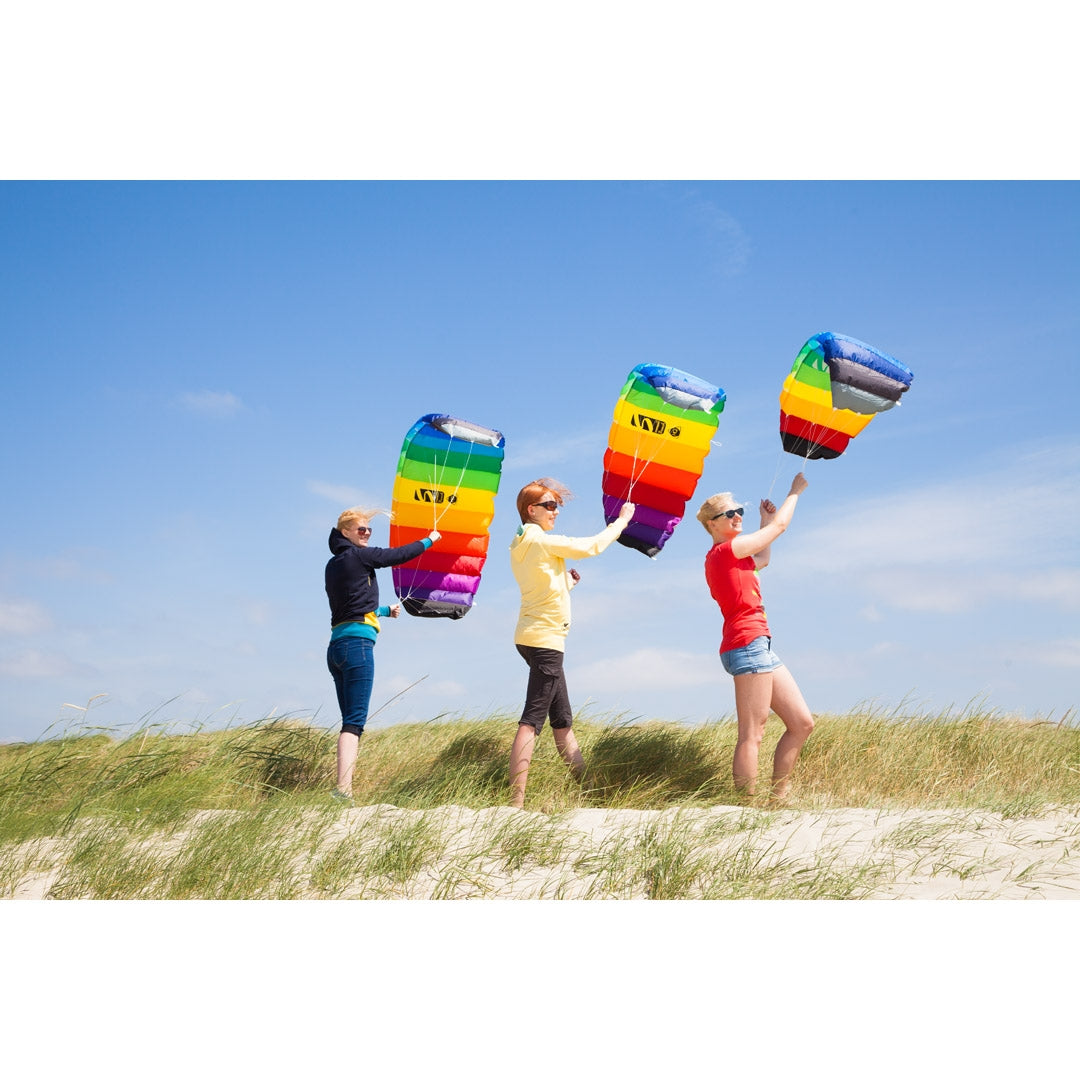 HQ Lenkmatte Symphony Beach III 1.8 Rainbow R2F Allround Lenkdrachen Kite