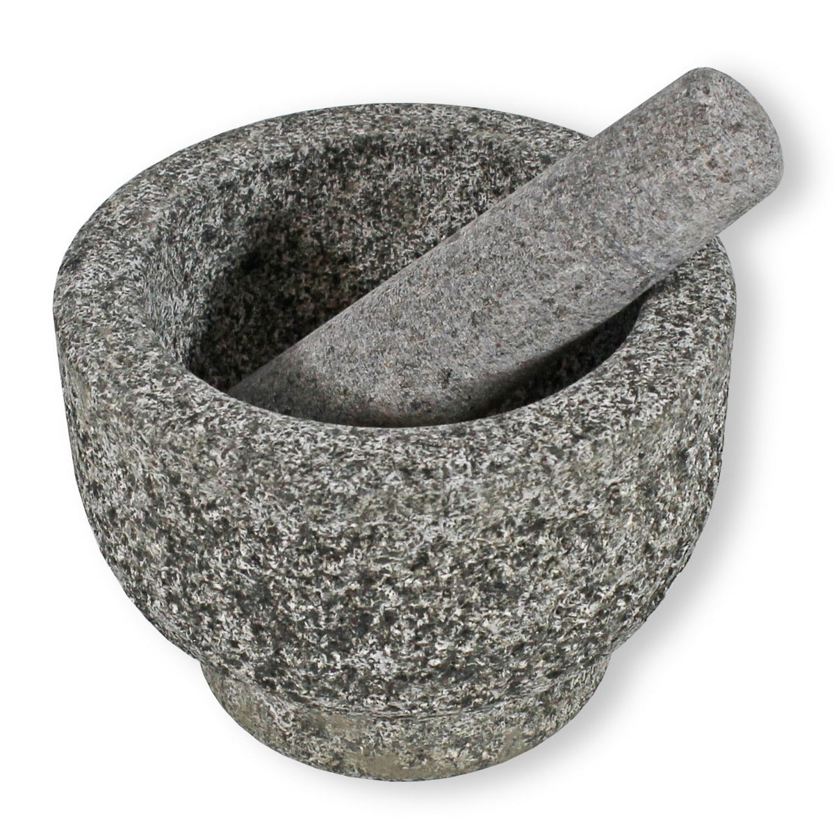 Granitmörser mit Stößel Zerkleinerer Gewürzmühle Granit Mörser