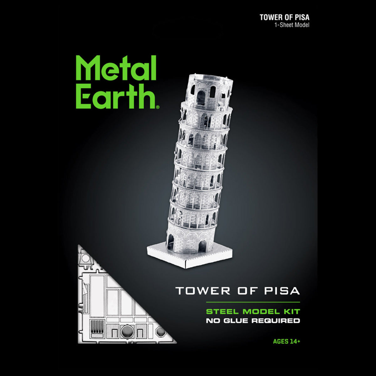 Metal Earth The Leaning Tower of Pisa Der Schiefe Turm von Pisa MMS046 3D Figur Metallbausatz