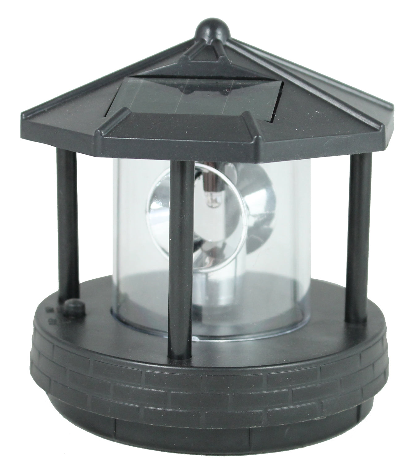 Leuchtturm Ersatzkopf für Deko Solar Leuchttürme mit Leuchtfeuer drehbar Solarkopf Ersatzteil
