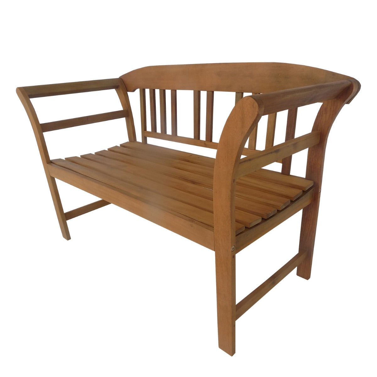 Holz Gartenbank "Nora" 2 Sitzer Bank aus FSC zertifiziertem Akazienholz 130 cm