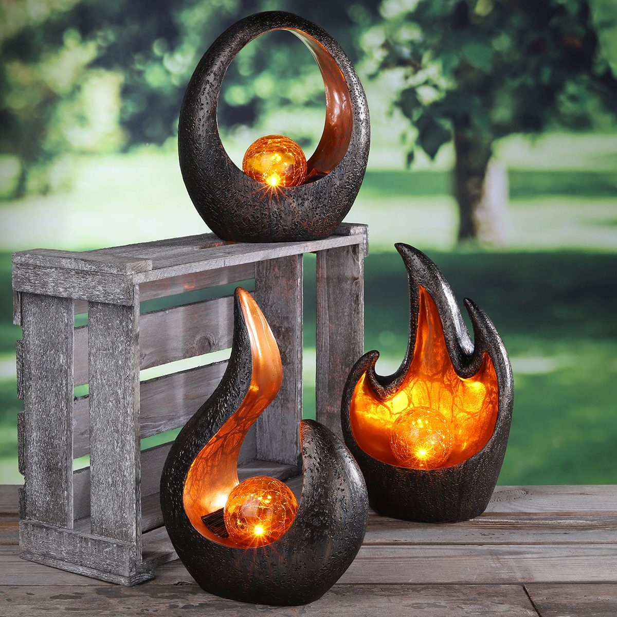 LED Solar Tischleuchte |Sonne| Solarleuchte Garten LED Solar Gartenleuchte Solar Dekoleuchte