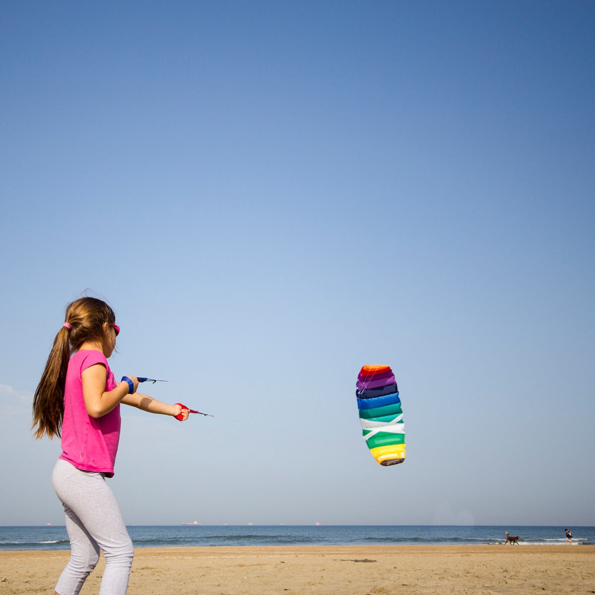 CrossKites Lenkmatte Air 2.5 Rainbow R2F Allround Lenkdrachen Kite