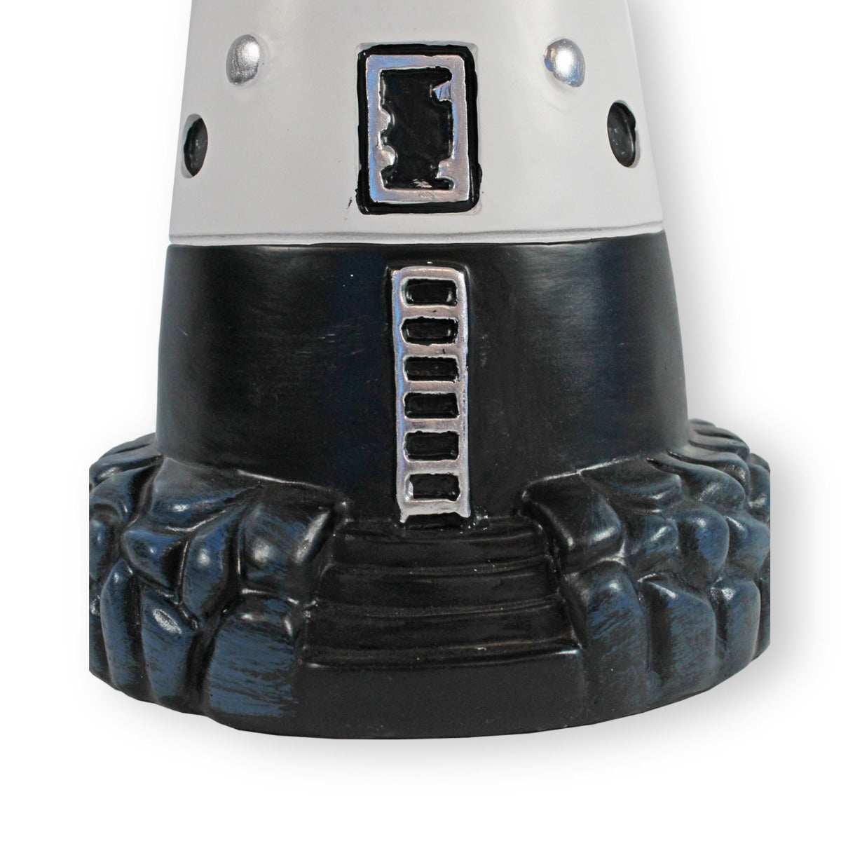 Solar Leuchtturm Roter Sand 50 cm Deko Leuchtturm mit Licht Maritime Deko Leuchtturm Solar