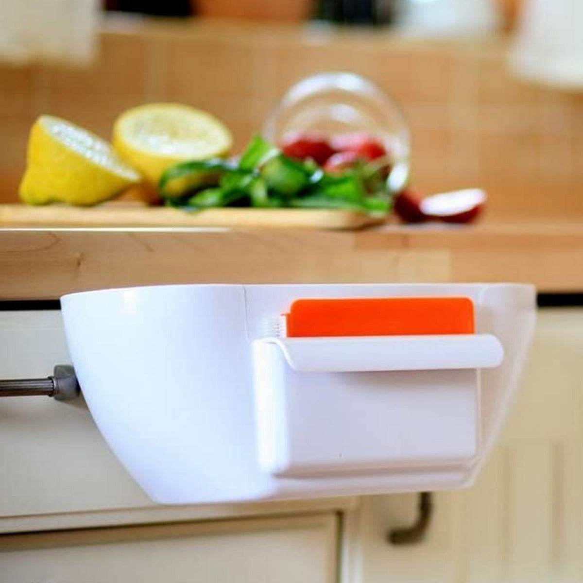 Auffangschale für Küchenabfälle Mülleimer f. Bioabfall Abfallschale Müllsammler