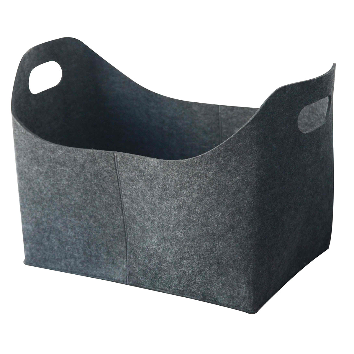 Filztasche groß Filzkorb grau Filztasche Shopper 52x32x40 cm