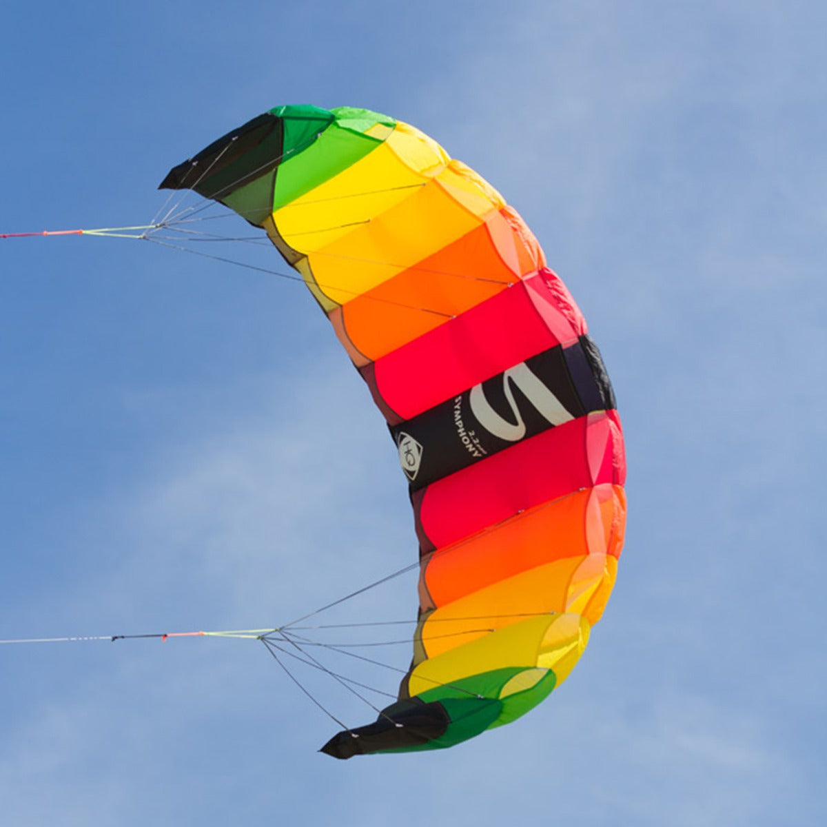 HQ Lenkmatte Symphony Pro 2.2 Rainbow Allround Lenkdrachen Kite Matte
