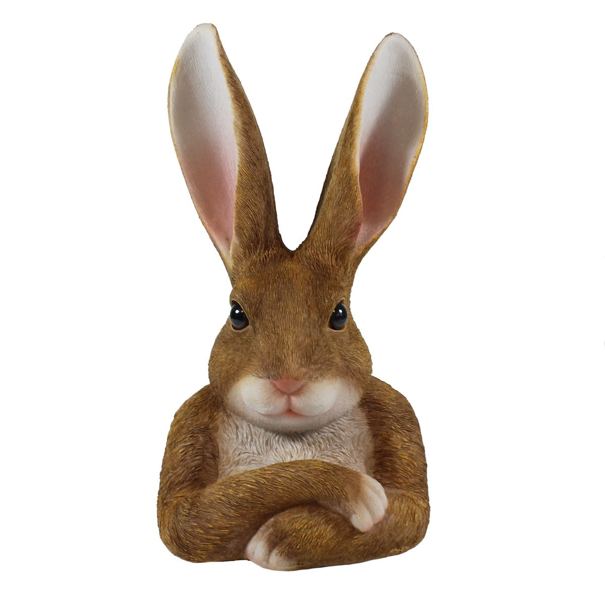 Osterhasen Büste Hasen Figur Hase "Theo abwartend" große Osterhasen Deko