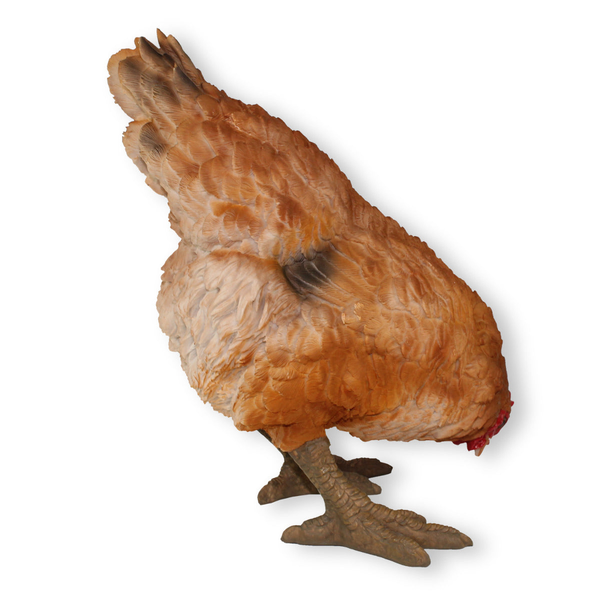Gartendeko Huhn Figur Braun 35cm Pickend Deko Hühner Deko Hennen