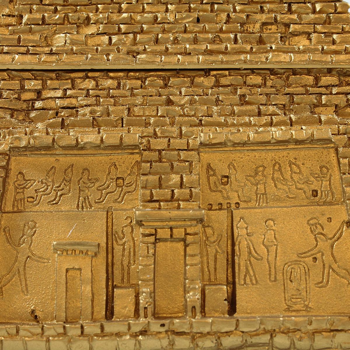 Dekofigur Pyramide Schmuckschatulle Schmuck Aufbewahrung Ägyptische Kultur