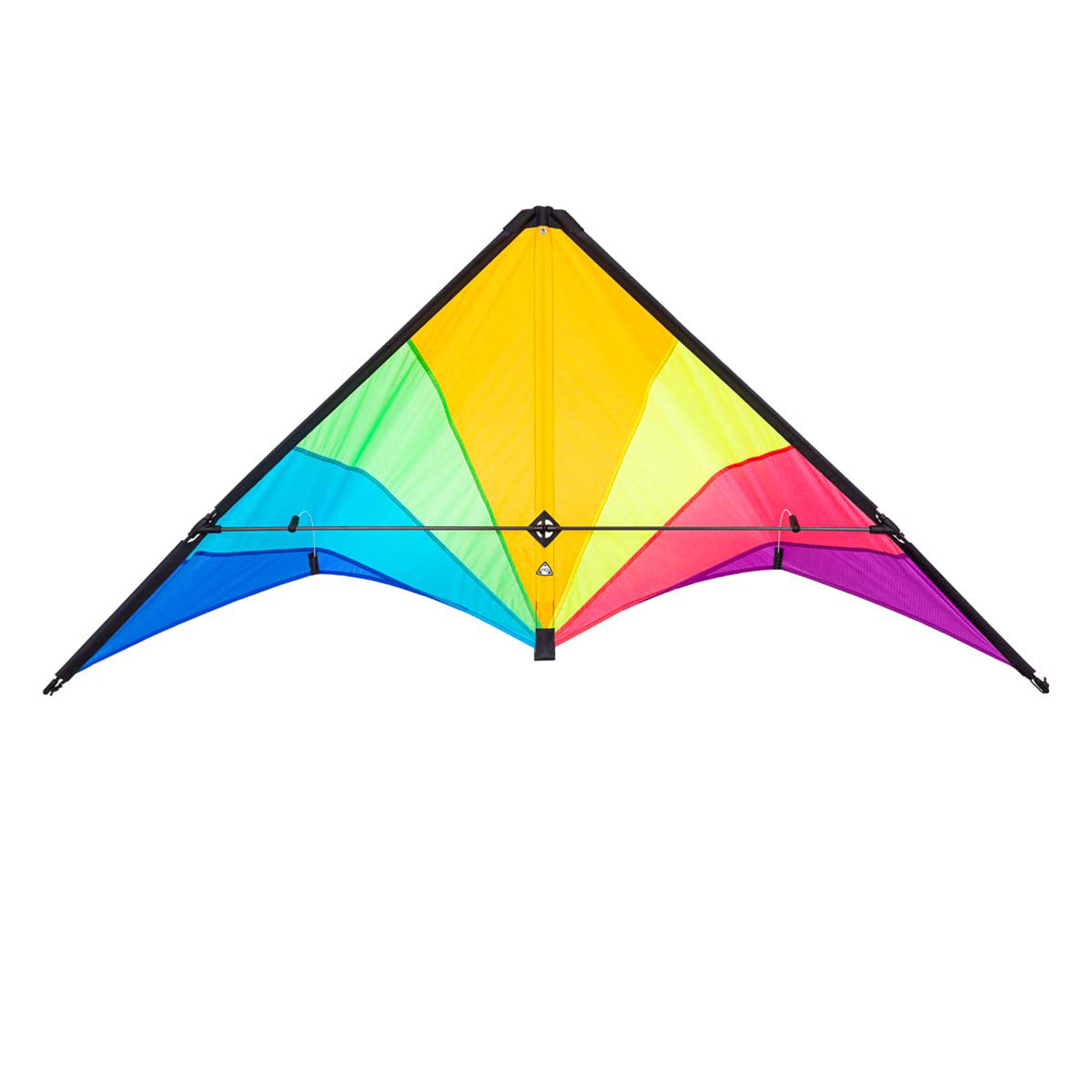 Lenkdrachen HQ Delta Hawk Neon-Rainbow 146 cm Speed & Power Drachen