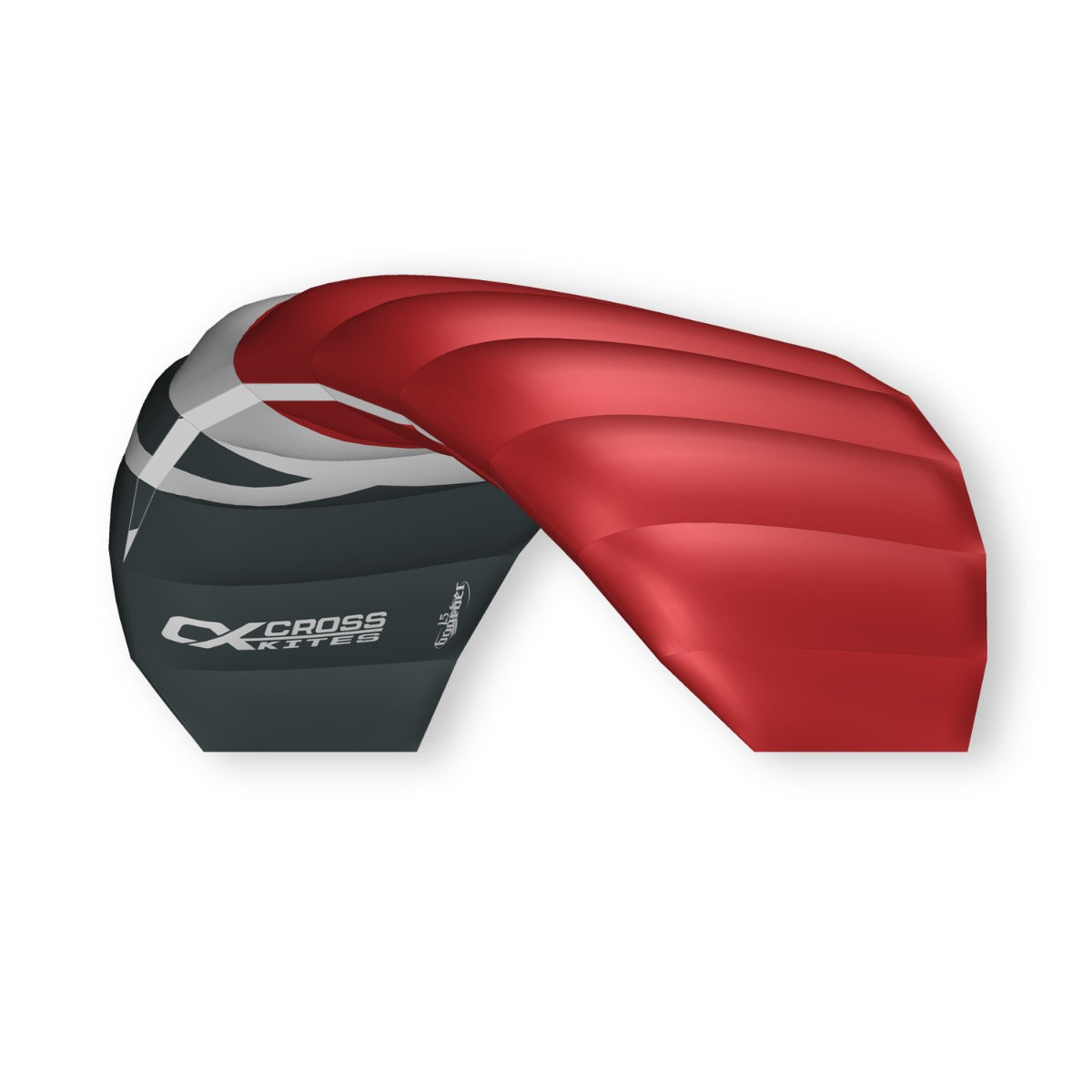 CrossKites Lenkmatte Boarder Red 1.5 R2F Tainerkite Lenkdrachen mit Bar