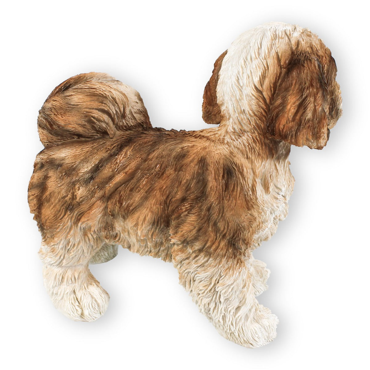 Hunde Figur Shih Tzu Welpe stehend Hund Tierfigur Hundefigur