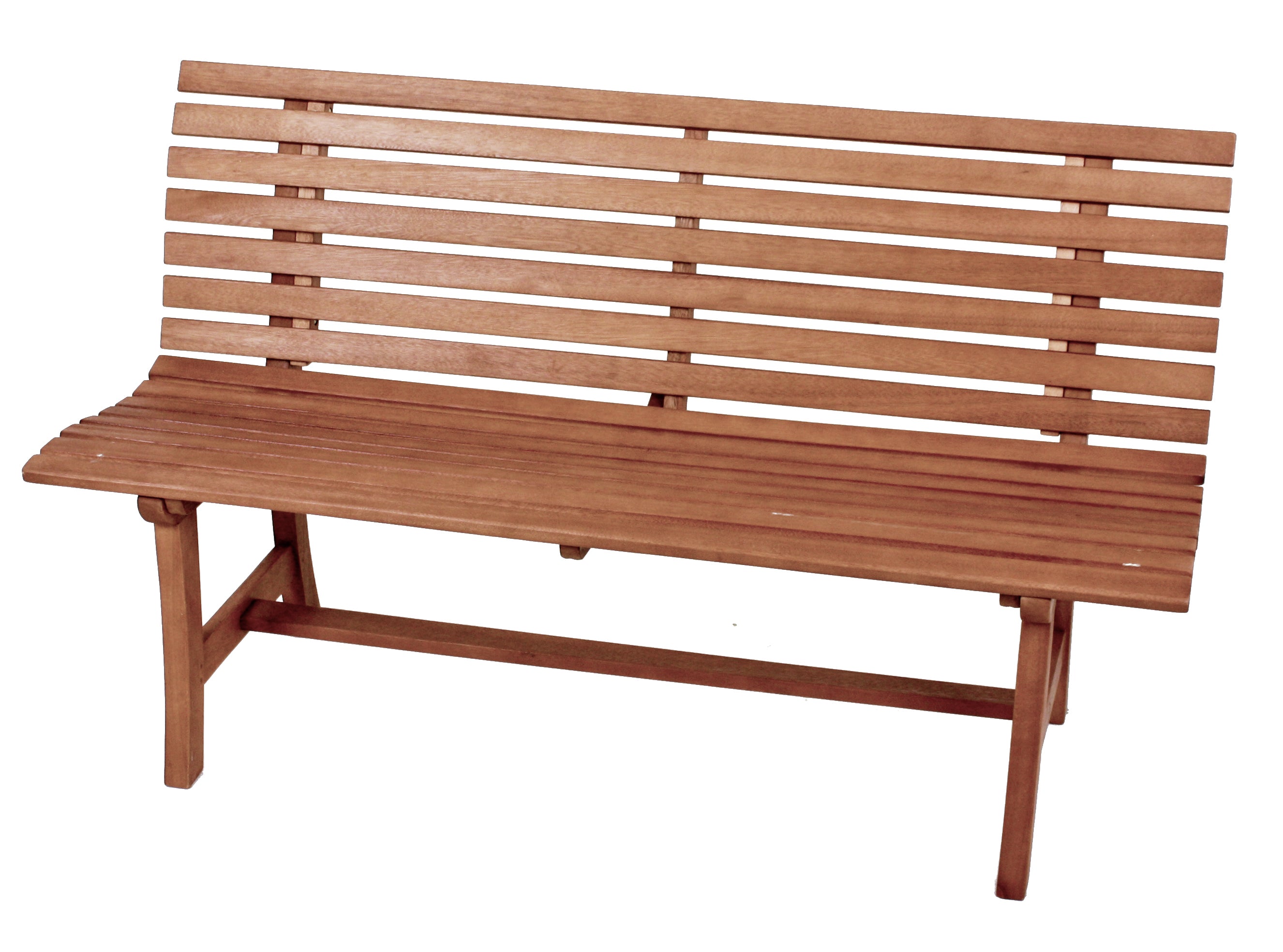 Parkbank Gartenbank MORENO 3-Sitzer Länge 140 cm Sitzbank Holzbank Eukalyptus FSC 100%