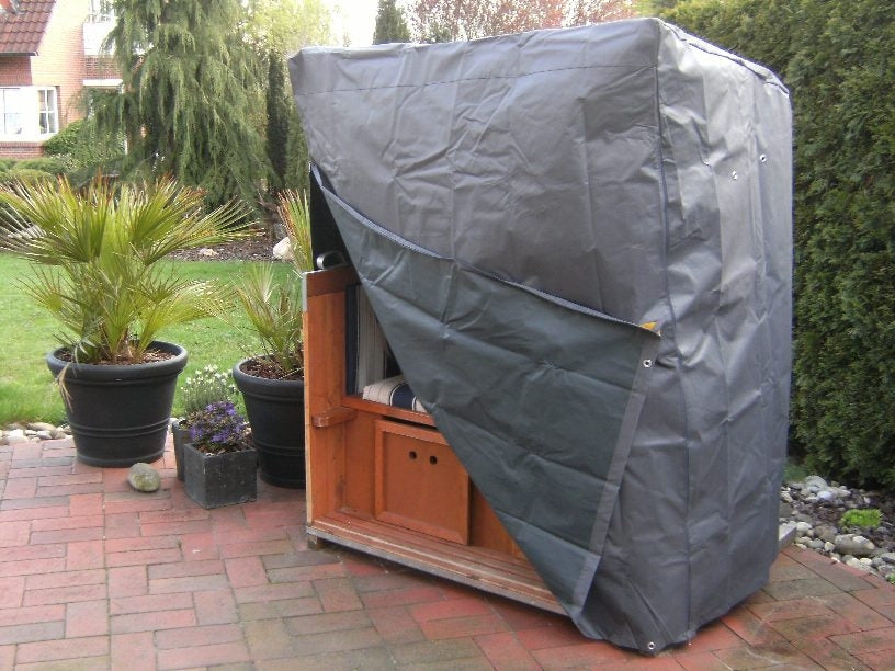 Schutzhülle für Strandkorb Abdeckung Plane Schutzhaube 130x100x170/134