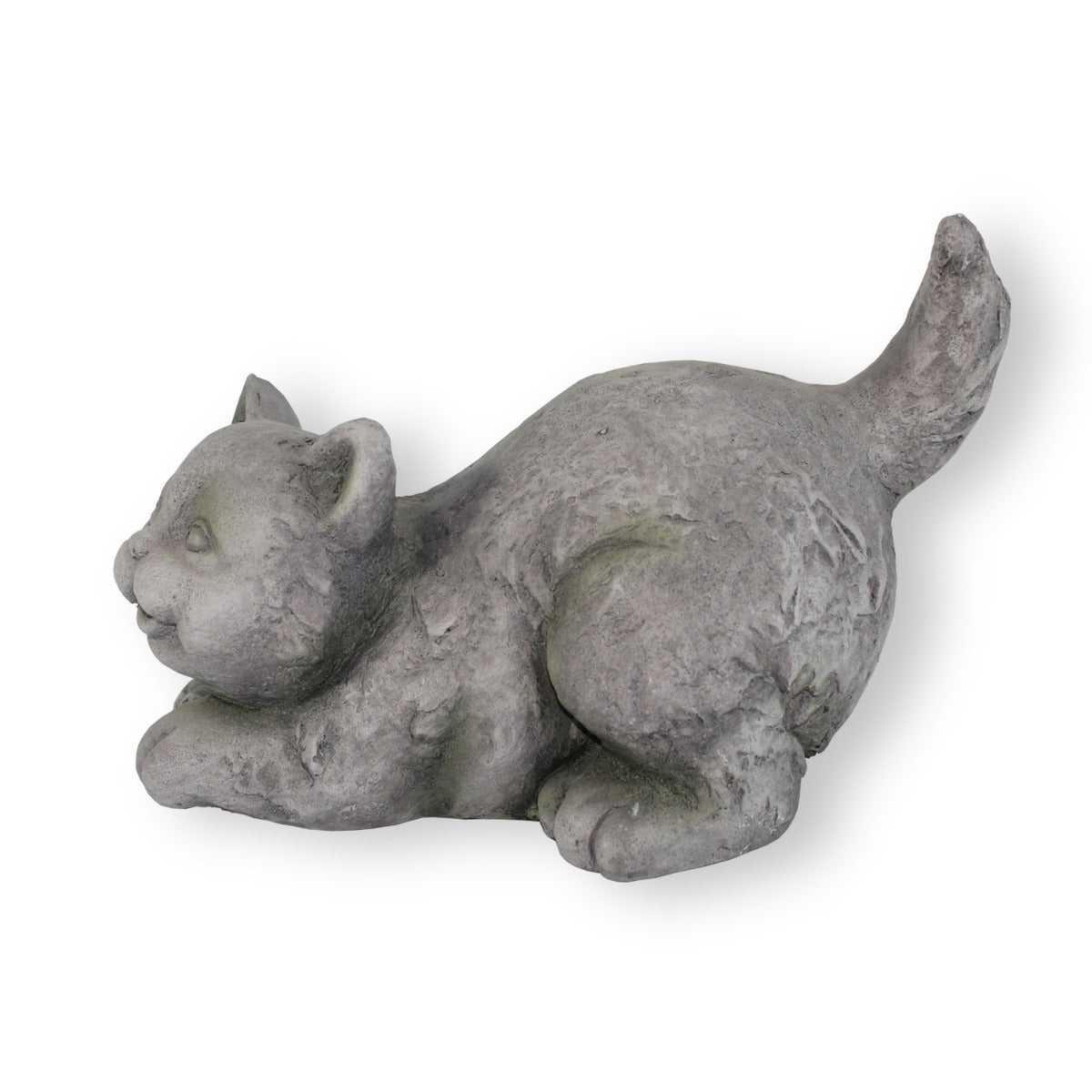 Katzenfigur in Betonoptik Deko Katze Gartenfigur Katzenfigur für draußen