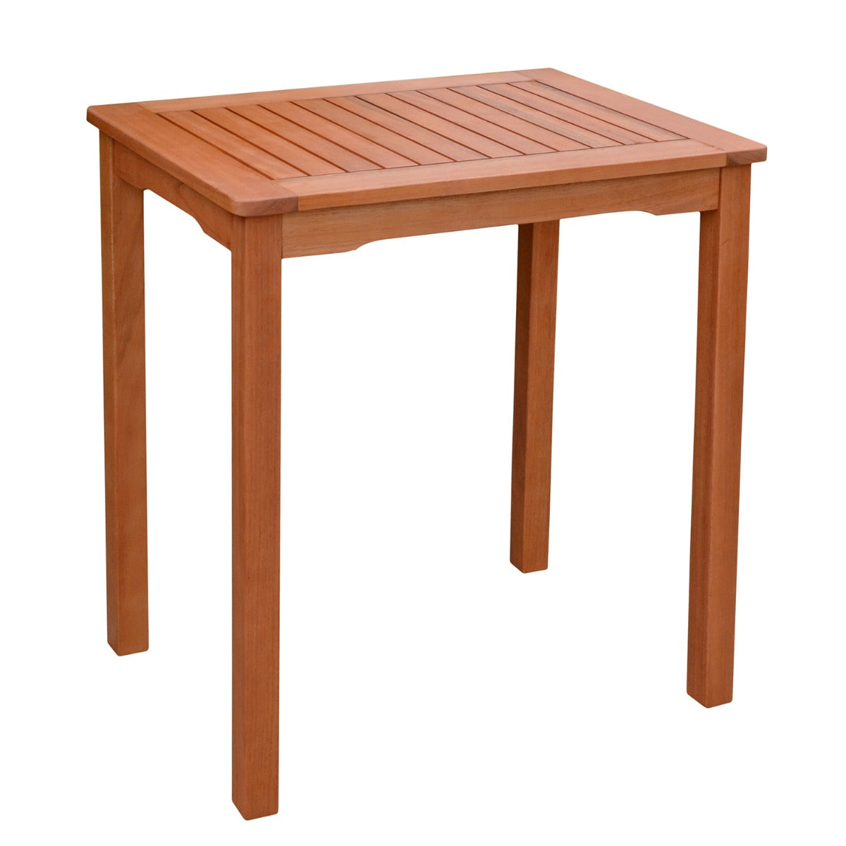 Garden Pleasure Gartentisch Pittsburgh, Gartentisch Holz 70x50cm, Balkontisch Terassentisch Holztisch Garten, Eukalyptus FSC 100%, platzsparend