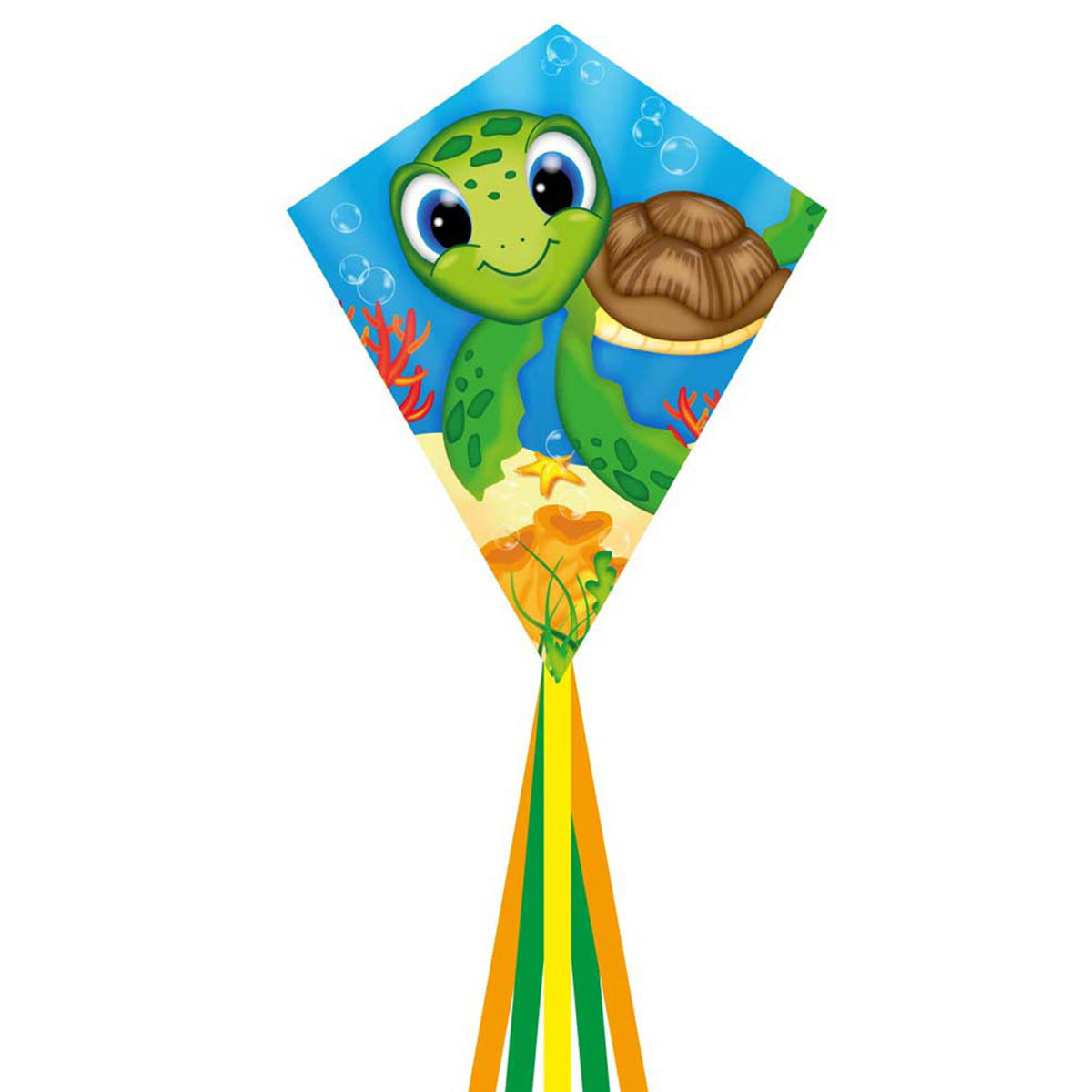 Kinderdrachen Einleiner Drachen HQ Eddy Sea Turtle 70 cm Flugdrachen