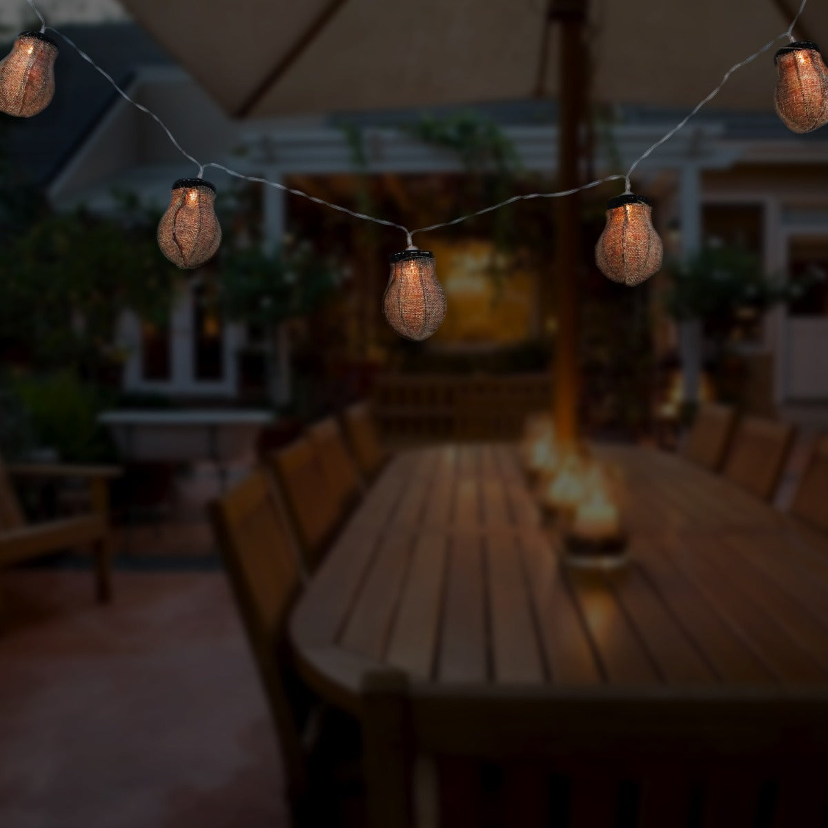 LED Lichterkette mit Batterie Balkon Lichterkette Deko Lichterkette 10 LED
