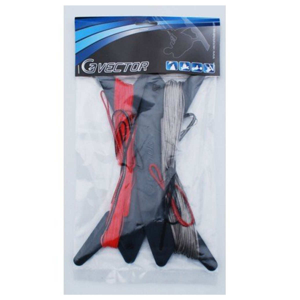 Vector Quad Pro Vierleiner Drachenleine Drachenschnur 170/75 Kp 4 x 25 m für Lenkdrachen