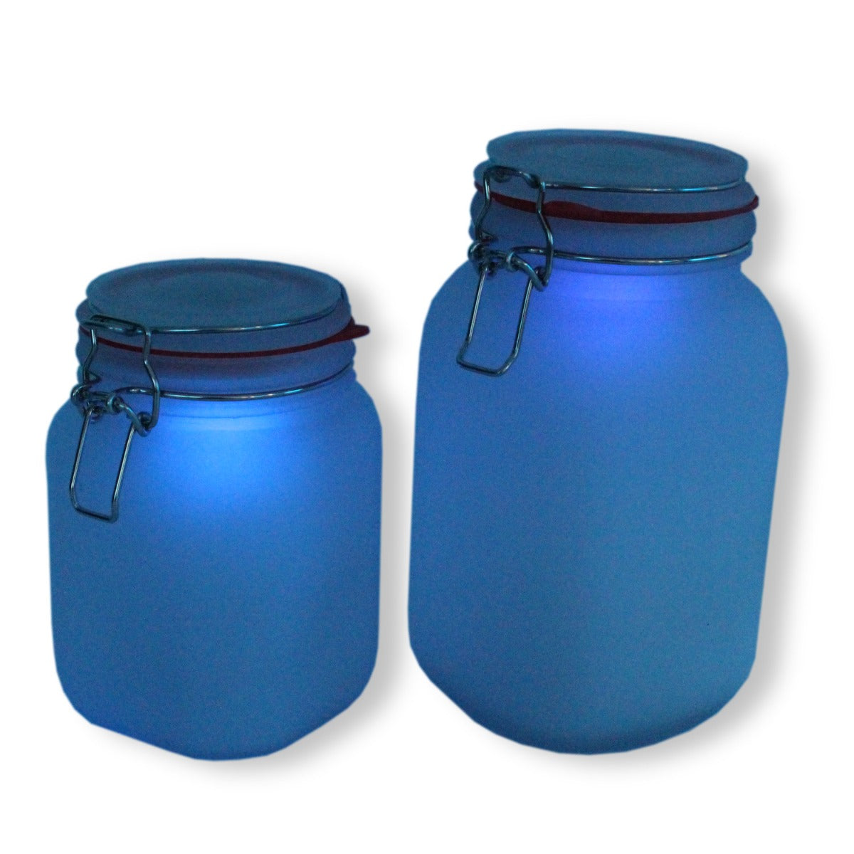 LED Solarleuchte beleuchtete Einmachgläser Solar Tischleuchte outdoor 2er Set