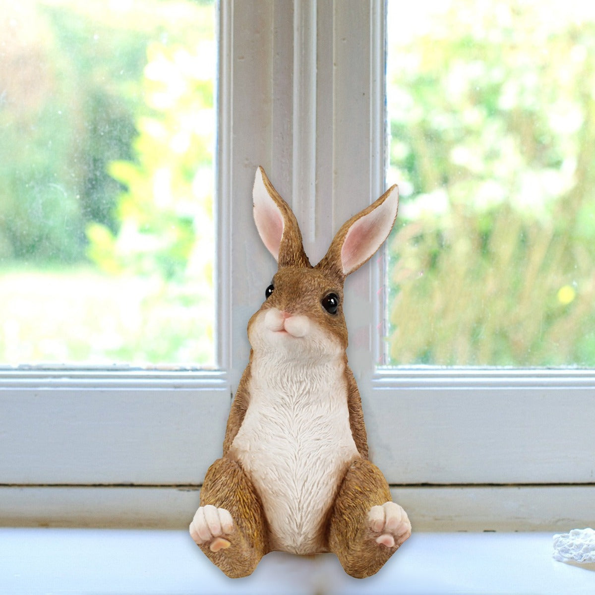Deko Osterhase Hasenfigur Hase "Theo der Träumer" Osterhasen Deko Hasen Deko - lebensecht wirkend