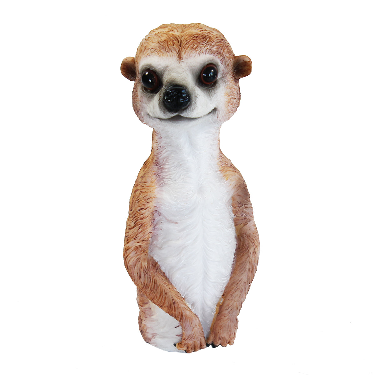 Erdmännchen Figur neugierig guckend Erdmännchen Gartenfigur 20 cm Erdmännchen Deko