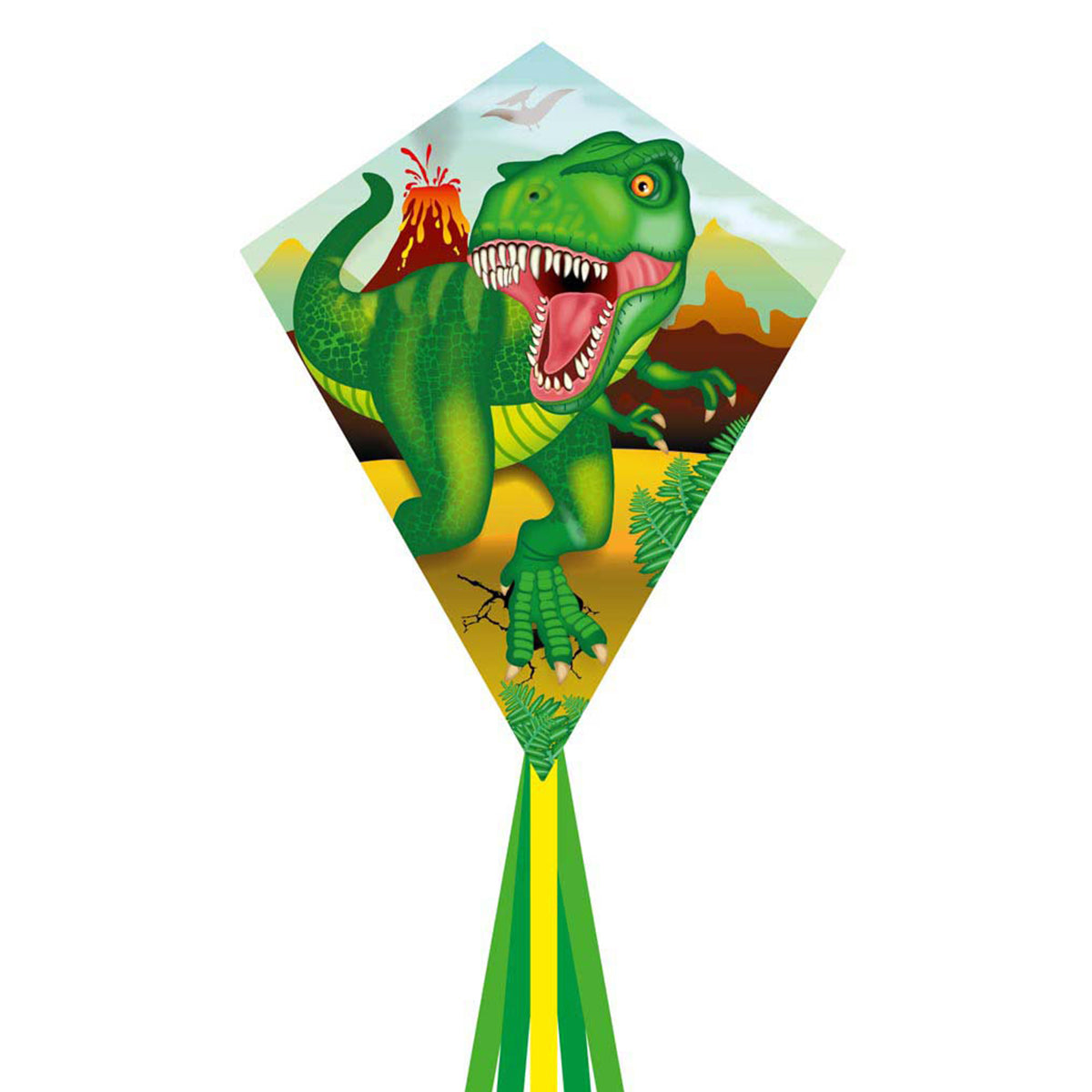 Kinderdrachen Einleiner Drachen HQ Eddy T-Rex 70 cm Flugdrachen