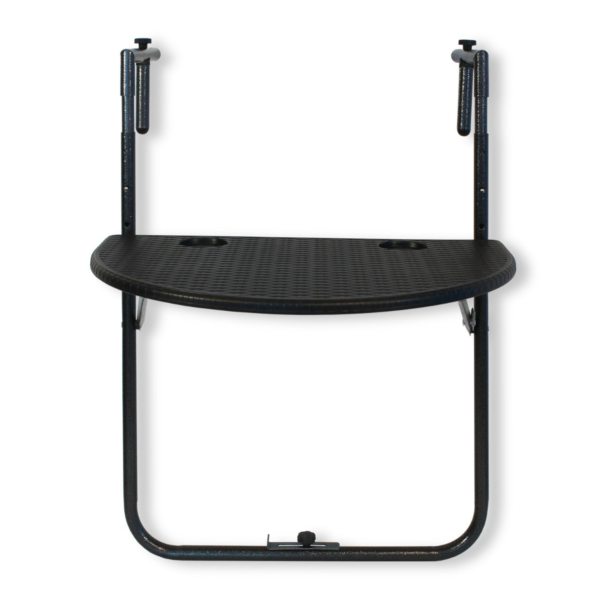Balkonhängetisch klappbar Balkontisch hängend Balkontisch Kunststoff Rattan Optik