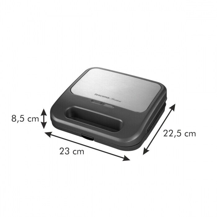 Sandwichmaker 3 in 1 Sandwichtoaster Waffelautomat Paninimaker Tescoma President