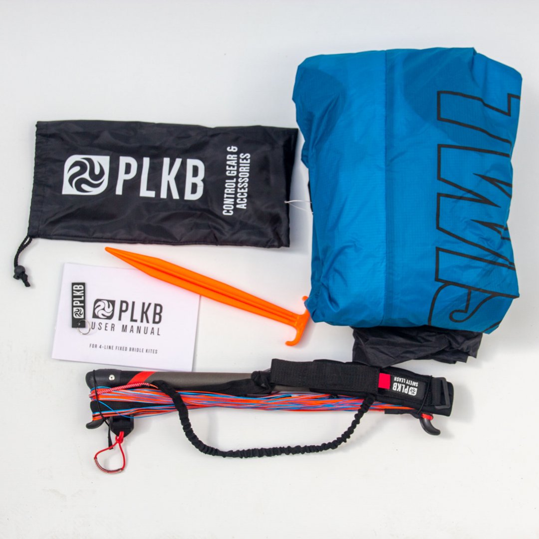 Lenkmatte Peter Lynn Twister 4.0 Vierleiner Drachen Powerkite PLKB Twister 4.0 mit Bar Lenkdrachen Kite