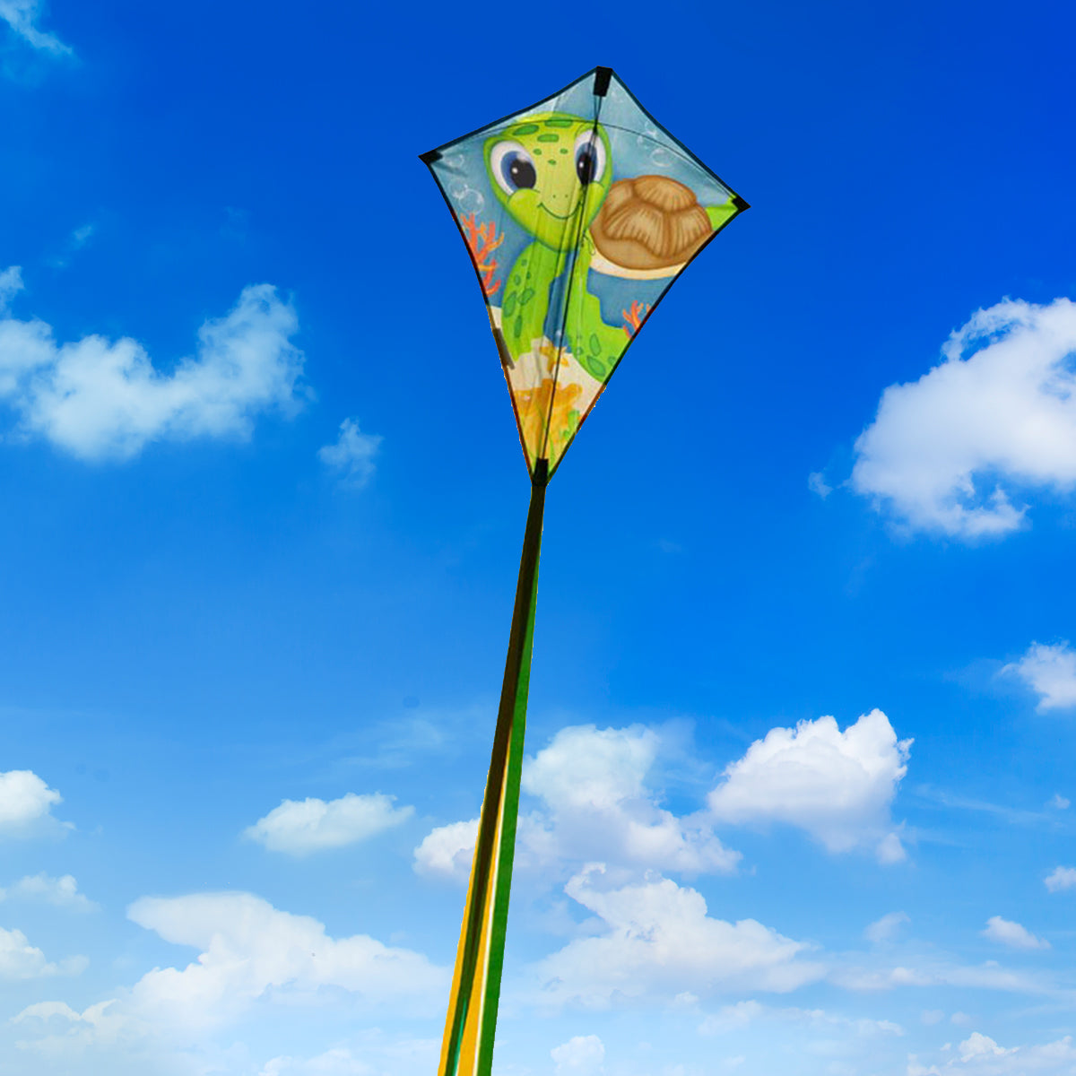 Kinderdrachen Einleiner Drachen HQ Eddy Sea Turtle 70 cm Flugdrachen