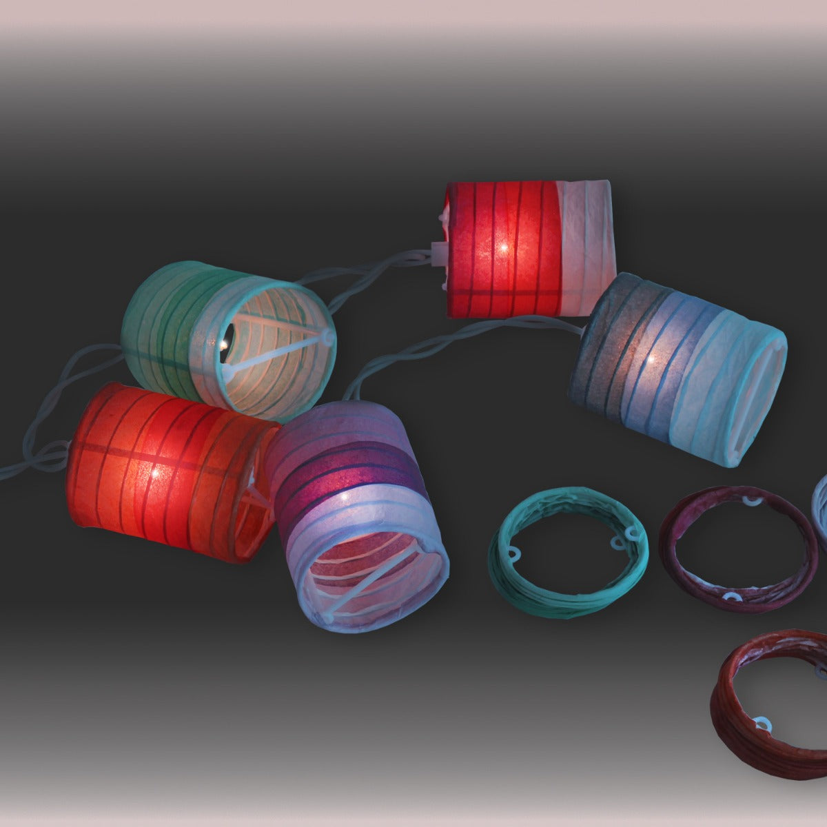 Party Lichterkette Lampion Partybeleuchtung Beach Party Deko Strandparty