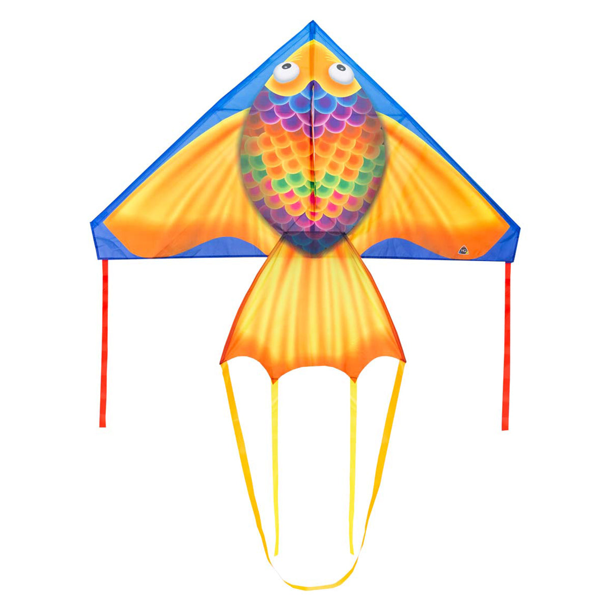 Kinderdrachen Einleiner Drachen HQ Delta Rainbow Fish 140 cm Flugdrache