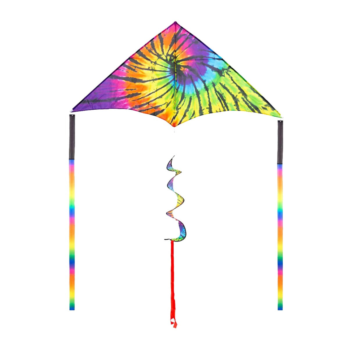 Kinderdrachen Einleiner Drachen HQ Delta Rainbow Rider 210 cm Flugdrache