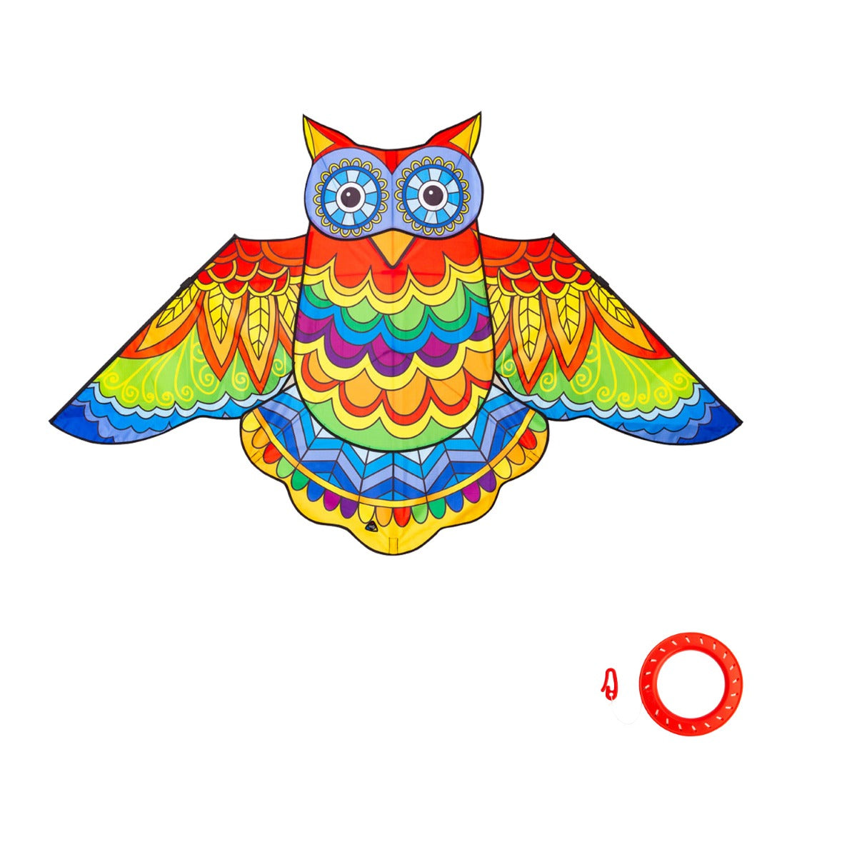 Kinderdrachen Einleiner Jazzy Owl Kite Eule HQ Drachen