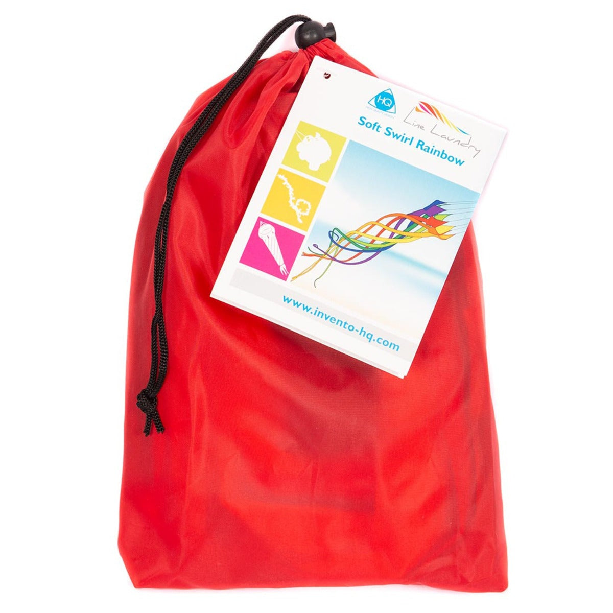 Drachenschwanz HQ Soft Swirl Rainbow 3 m Leinenschmuck Drachenzubehör