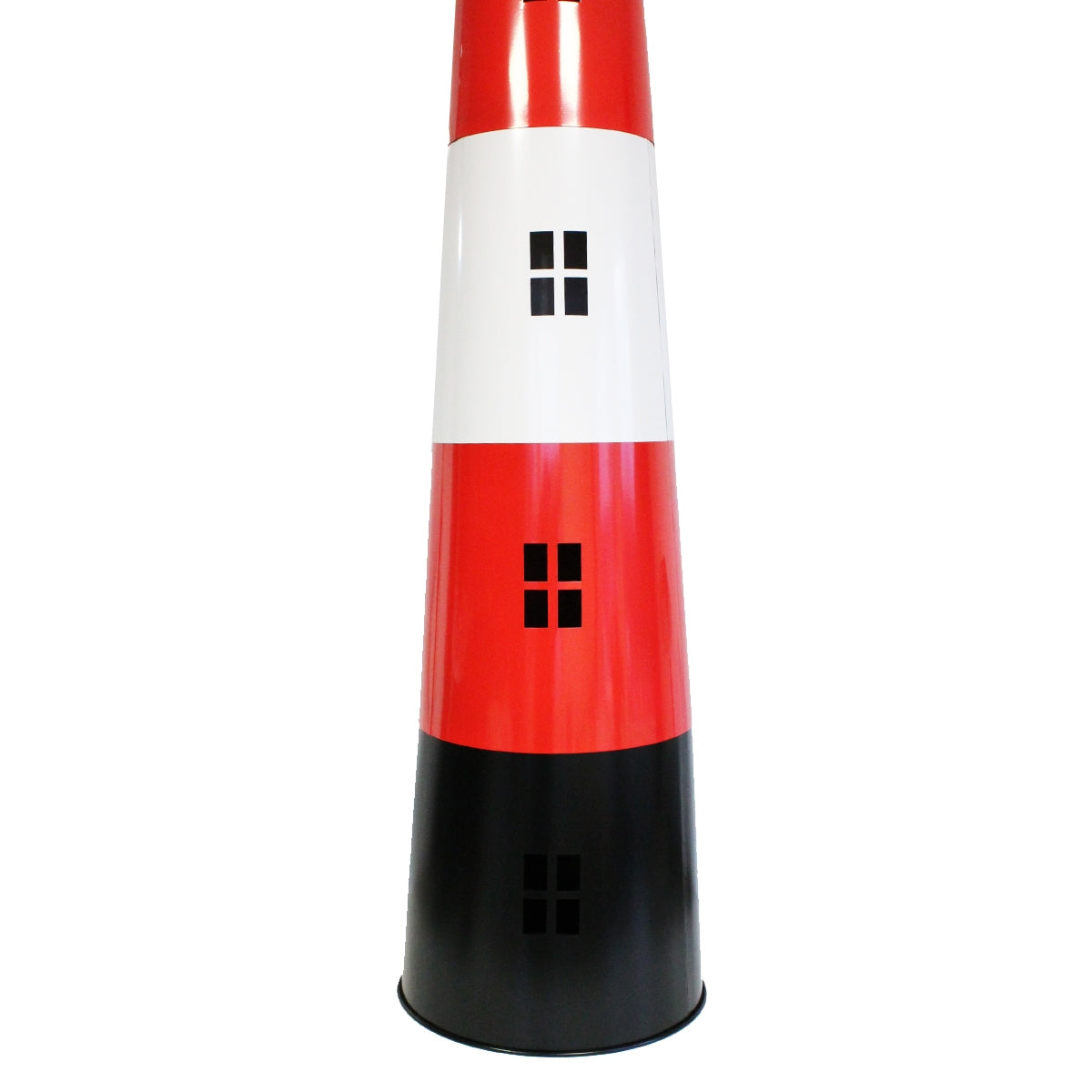 Leuchtturm Garten 150 cm mit Licht Solar Leuchtturm Metall Maritime Deko mit LED Beleuchtung Gartendeko Maritim