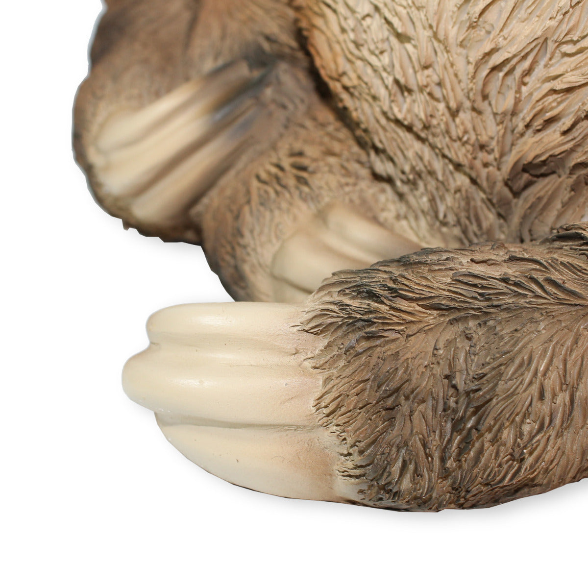 Faultier Figur sitzend groß Faultier Deko Faultier Gartenfigur