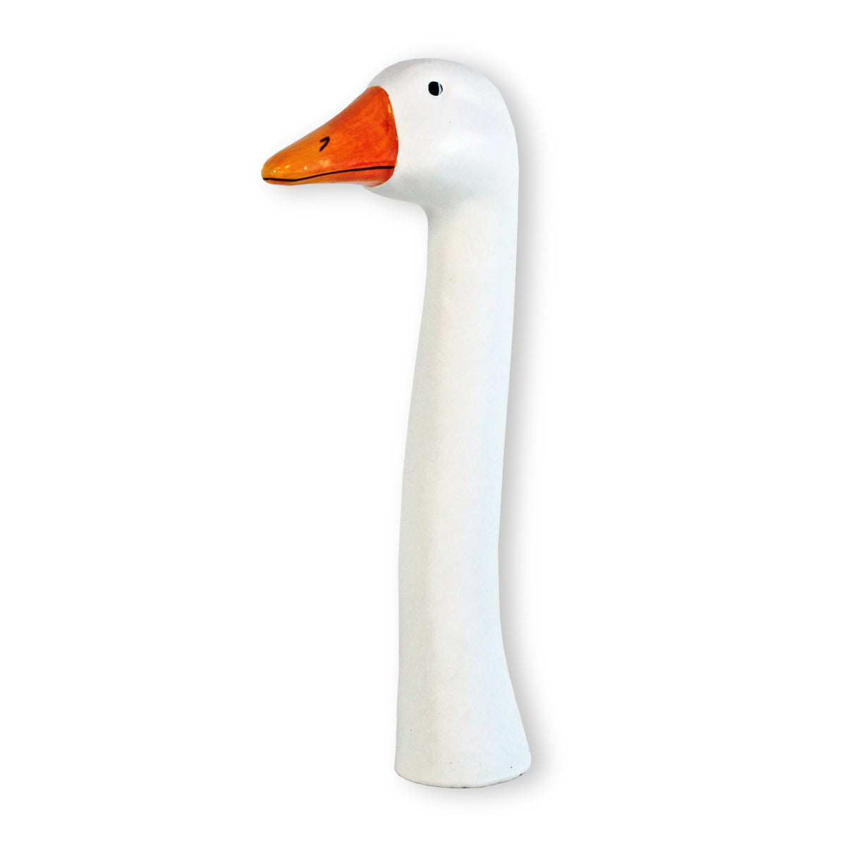 Gartenfigur Gans Gänsekopf Gartenstecker Gänsehals Gänse Deko Garten Dekoration 36cm