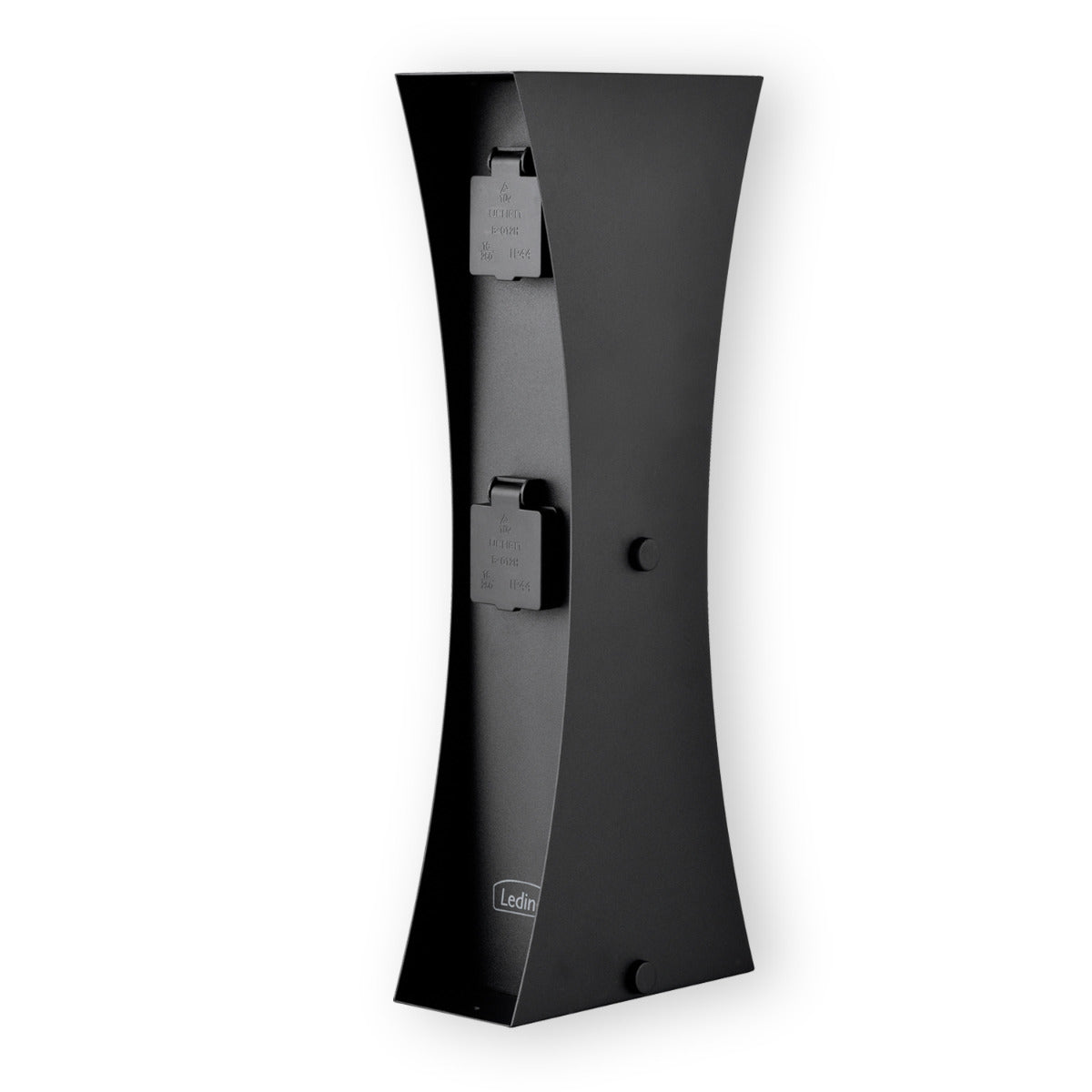 Außensteckdose Garten Gartensteckdose Connect D4A schwarz 4fach Steckdosensäule Garten 4 Steckdosen