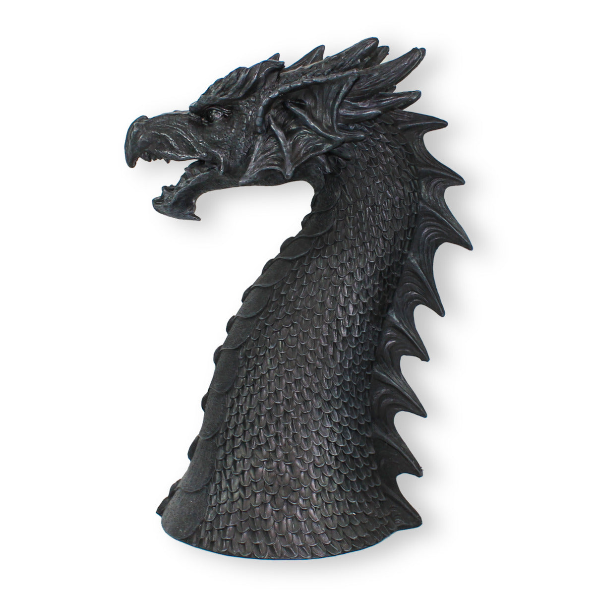Drachenfigur Drachenkopf Drachenfiguren Büste Drache groß 40 cm Gothic Drachen Figuren